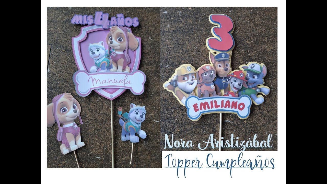 TOPPER CUMPLEAÑOS CON CAMEO
