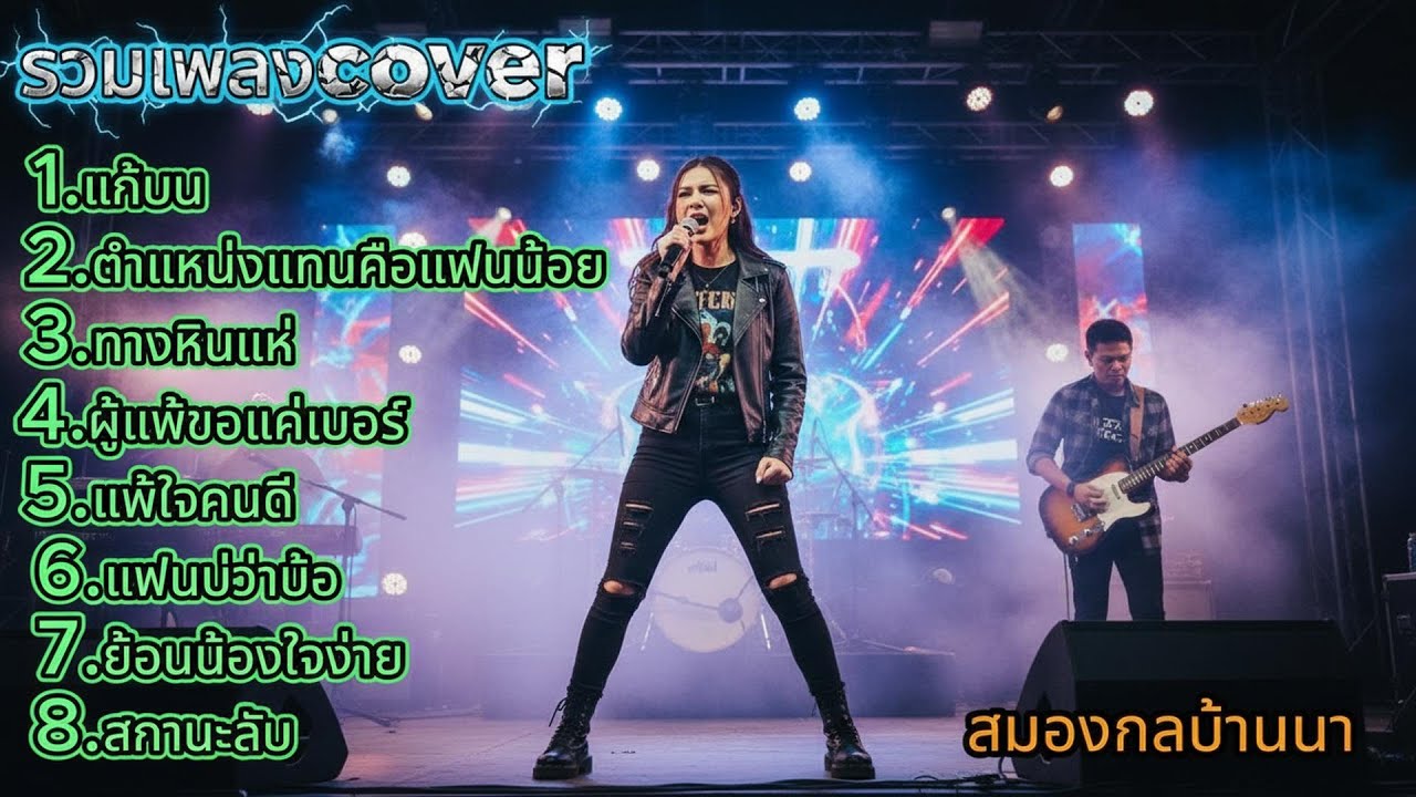 รวมเพลงลูกทุ่ง–อินดี้ Cover ฮิตมาแรง ฟังสบายทั้งวัน | สมองกลบ้านนา