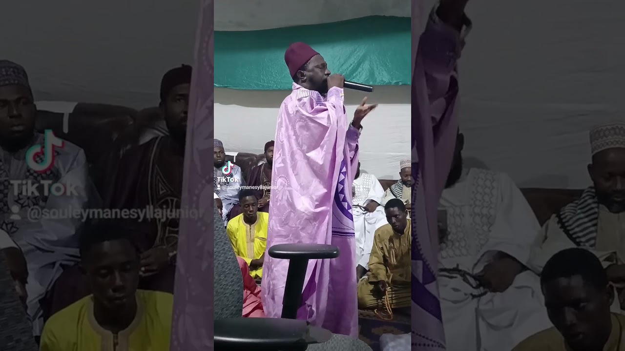 présentation de Boubacar Diatta lors du Ziarra Annuel Madinatoul Hamda 23 novembre 2024