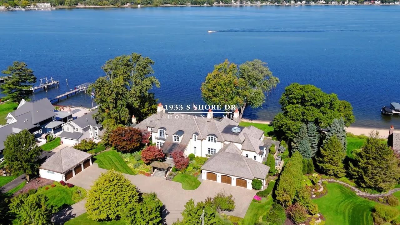Stunning Lake Macatawa Estate Tour | 1933 South Shore Drive, Holland, MI | Andrea Crossman Group