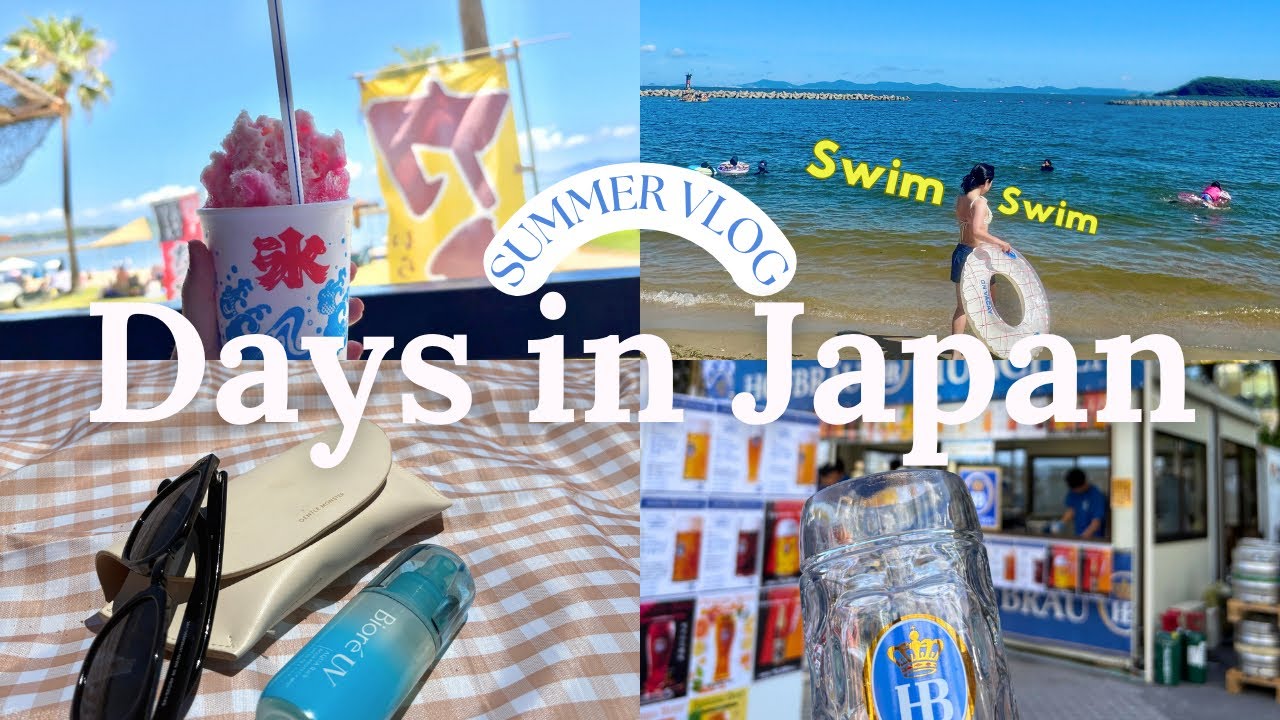 Beach culture in Japan | Summer Matsuri🏮Oktoberfest🍻
