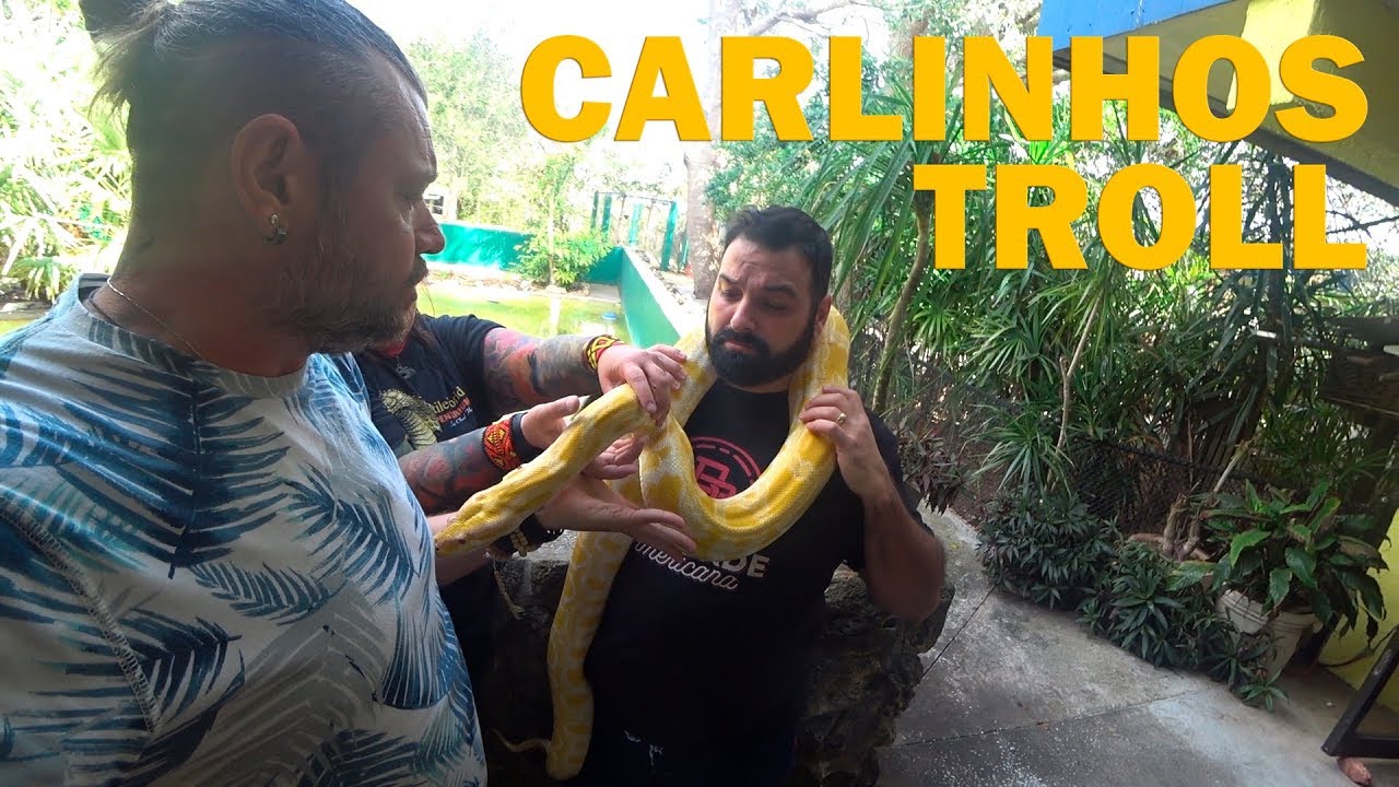 ENTREVISTA COM CARLINHOS TROLL | PEGOU NA MINHA COBRA! | RICHARD RASMUSSEN