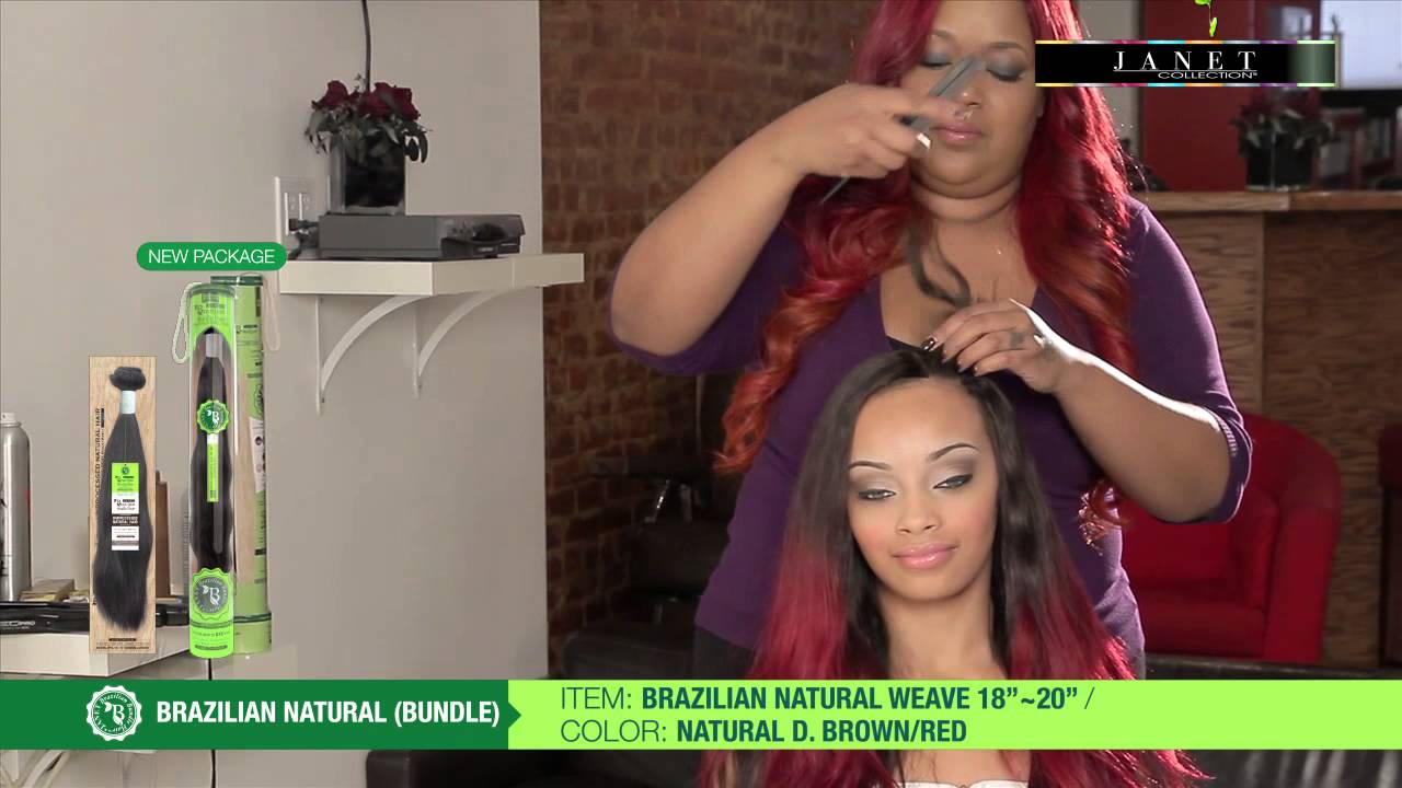 Brazilian hair sew in demonstration