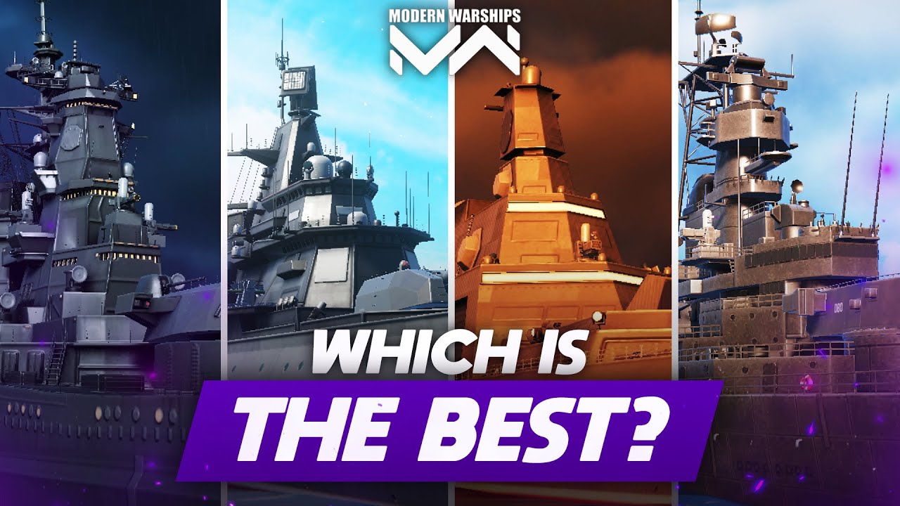 BEST BATTLESHIP In Modern Warships