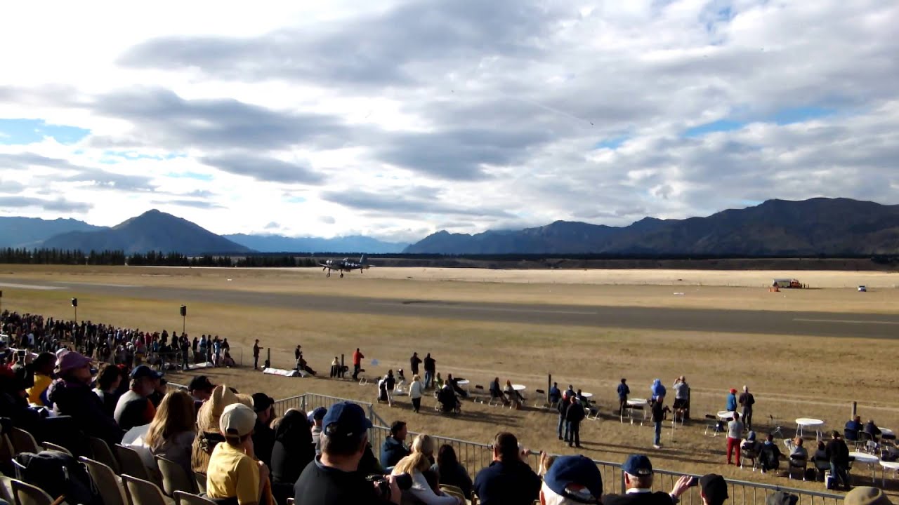 Mass Warbird flyby - Warbirds over Wanaka 2014