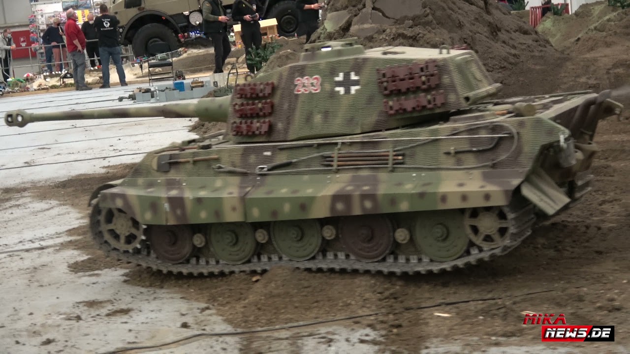 Militärfahrzeuge - Bergepanzer - Panzer auf der Intermodellbau Dortmund