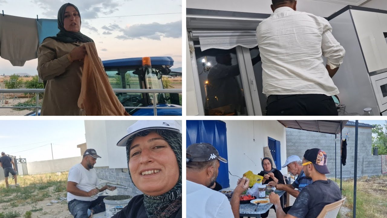 MUTFAĞIMIN  YENİ PERDESİ 😍TATIL BİTTİ İŞLER BAŞLADI İLGUN VİLLADAYIZ