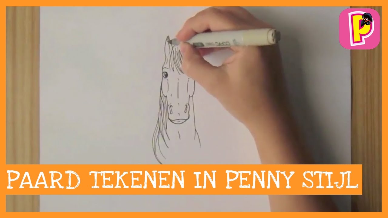 DIY | Hoe teken ik een paard in Penny stijl  deel 1| Penny TV