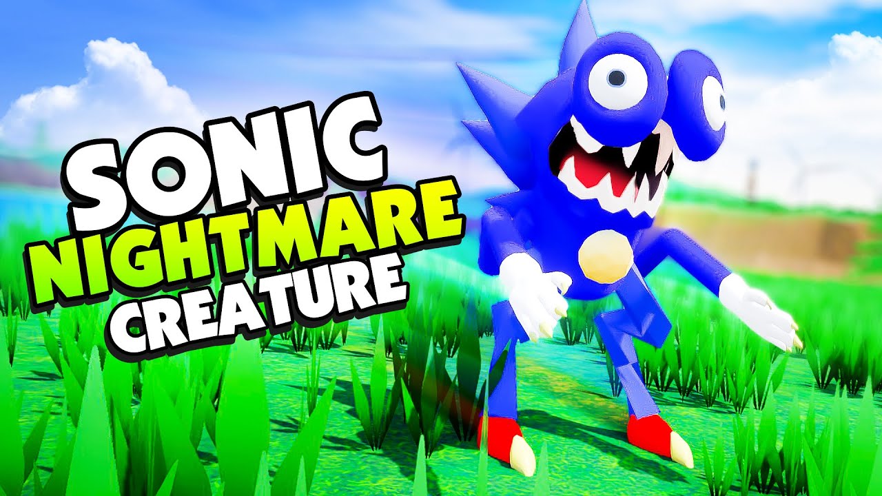 SONIC THE CREATURE преследует всех монстров в Creature Creator