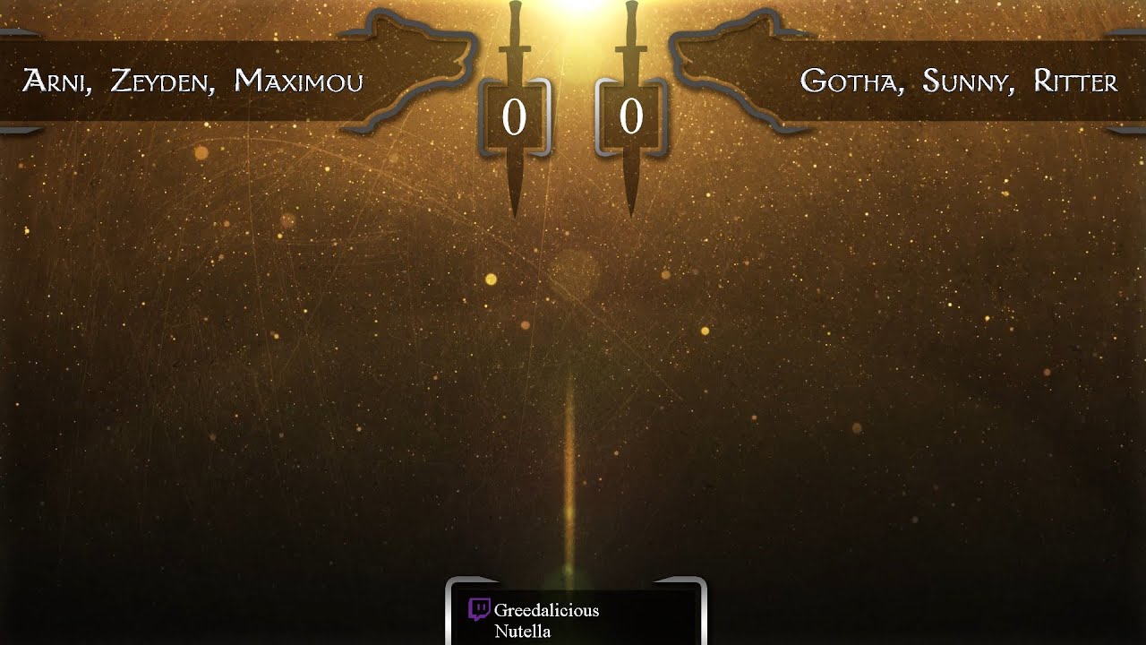 [3v3] Semi Finals Arni, Zeyden, Maximou vs Gotha, Sunny, Ritter