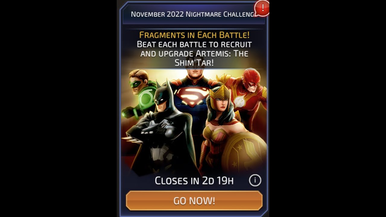November 2022 Nightmare Challenge