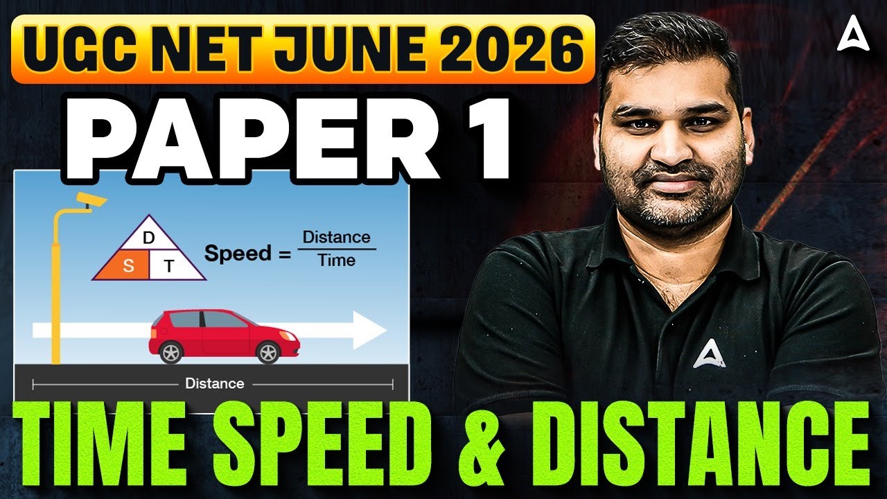 UGC NET Paper 1 | Time Speed Distance UGC NET Paper 1 | UGC NET Paper 1 PYQ's By Gaurav Sir