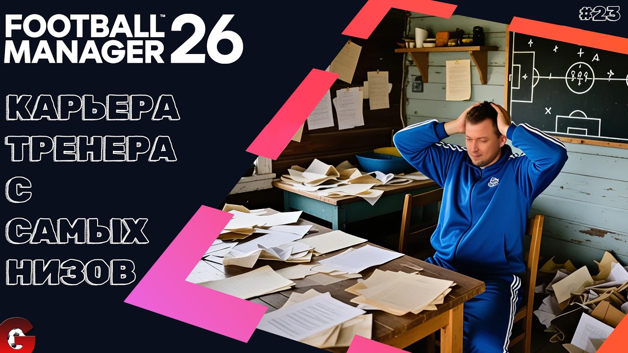 FM 26 КАРЬЕРА ТРЕНЕРА #23 - СЛОЖНАЯ МЕЖСЕЗОНКА. ГОТОВИМСЯ К ДЕБЮТУ В ВЫШКЕ