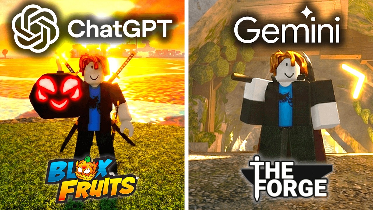 ChatGPT vs Gemini Make Roblox's Biggest Games [FULL MOVIE]