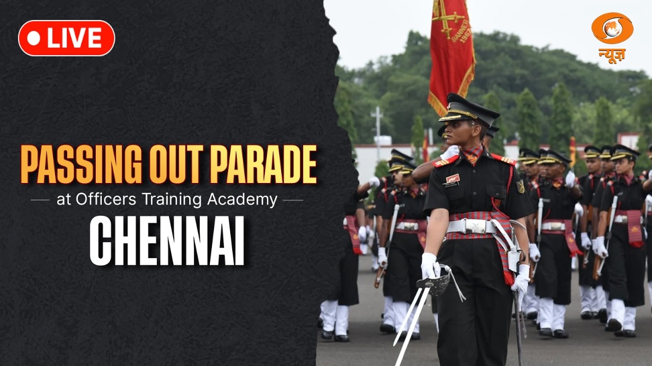 LIVE: Passing Out Parade at Officers Training Academy, Chennai
