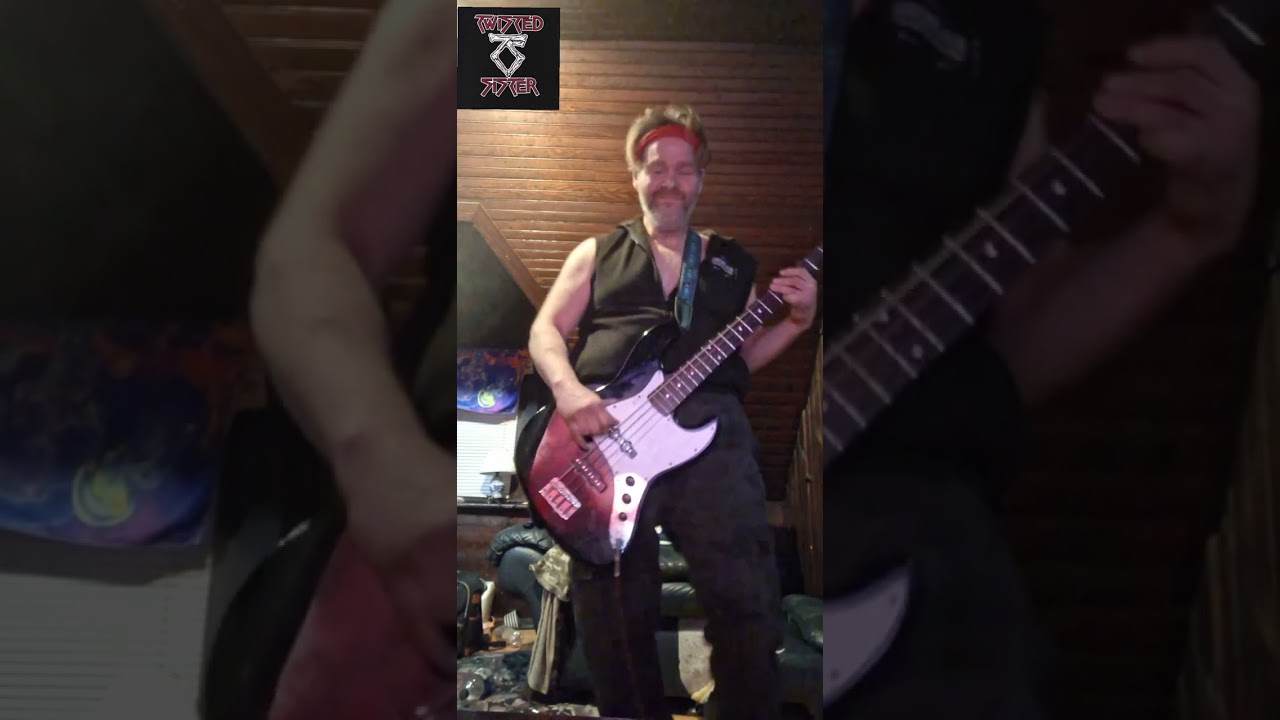 Twisted Sister... The BEAST... ( Bass Cover) # 553 