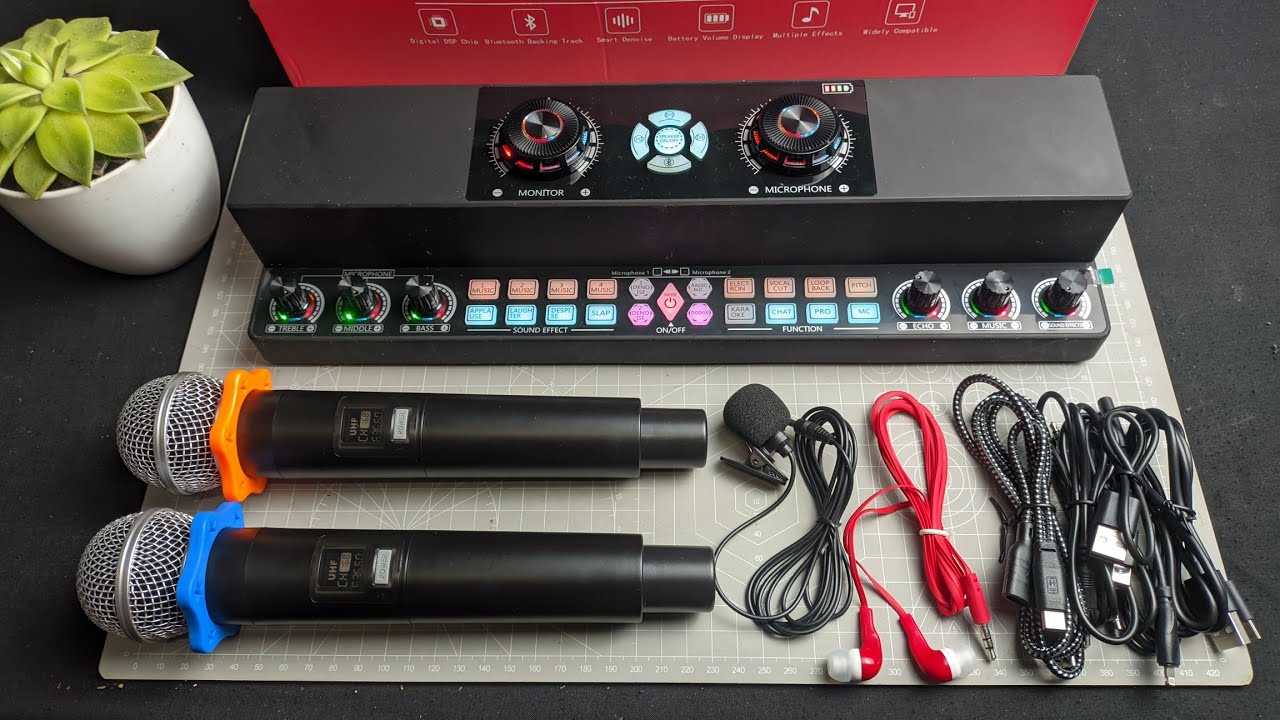 Best Cheap Karaoke!! All in One Soundcard & Speaker Portable Review