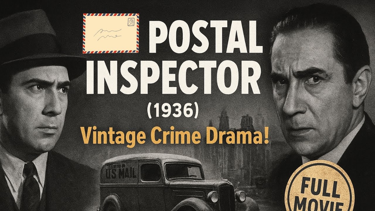 Postal Inspector (1936) Action Crime Drama with Ricardo Cortez, Patricia Ellis and Michael Loring