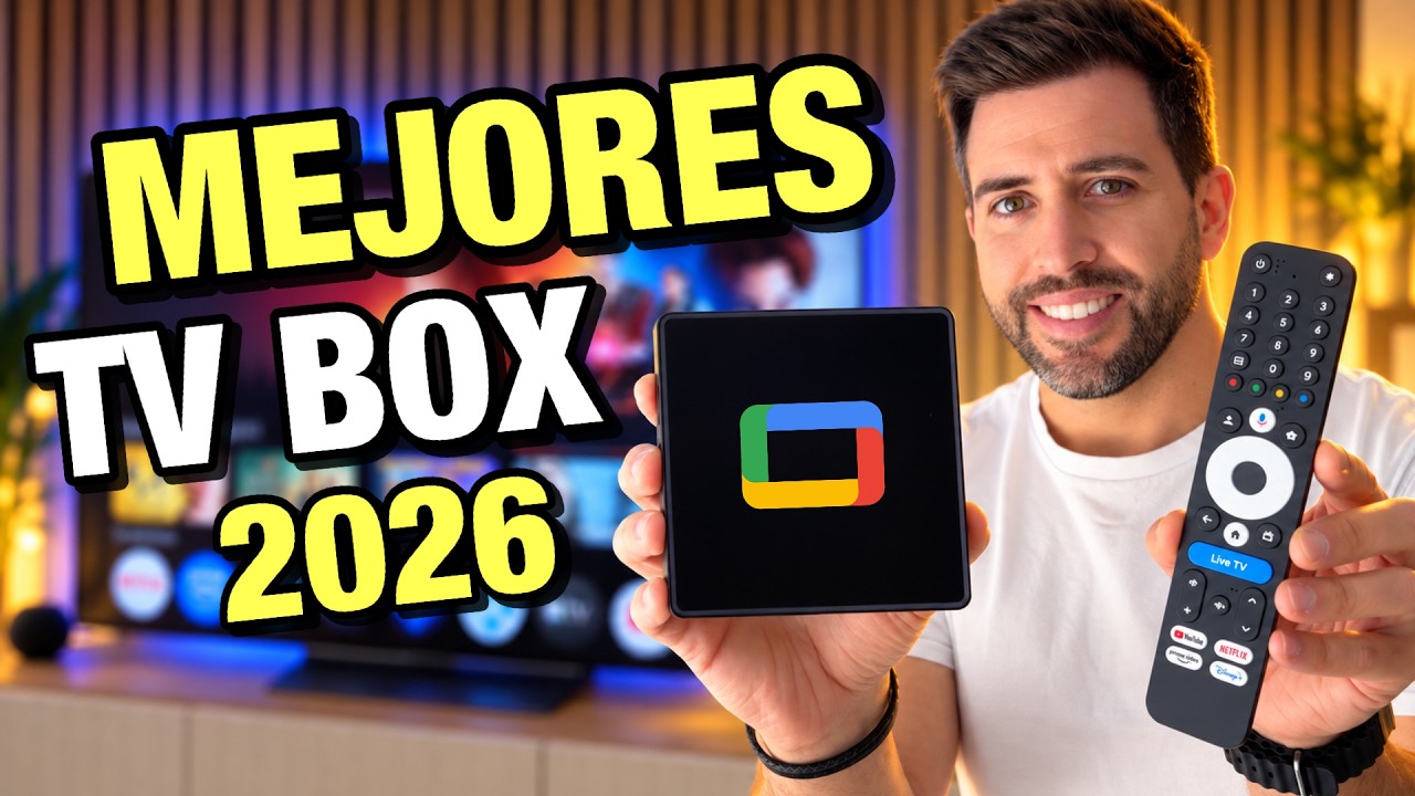 TOP 5 MEJORES TV BOX con GoogleTV / AndroidTV 2026