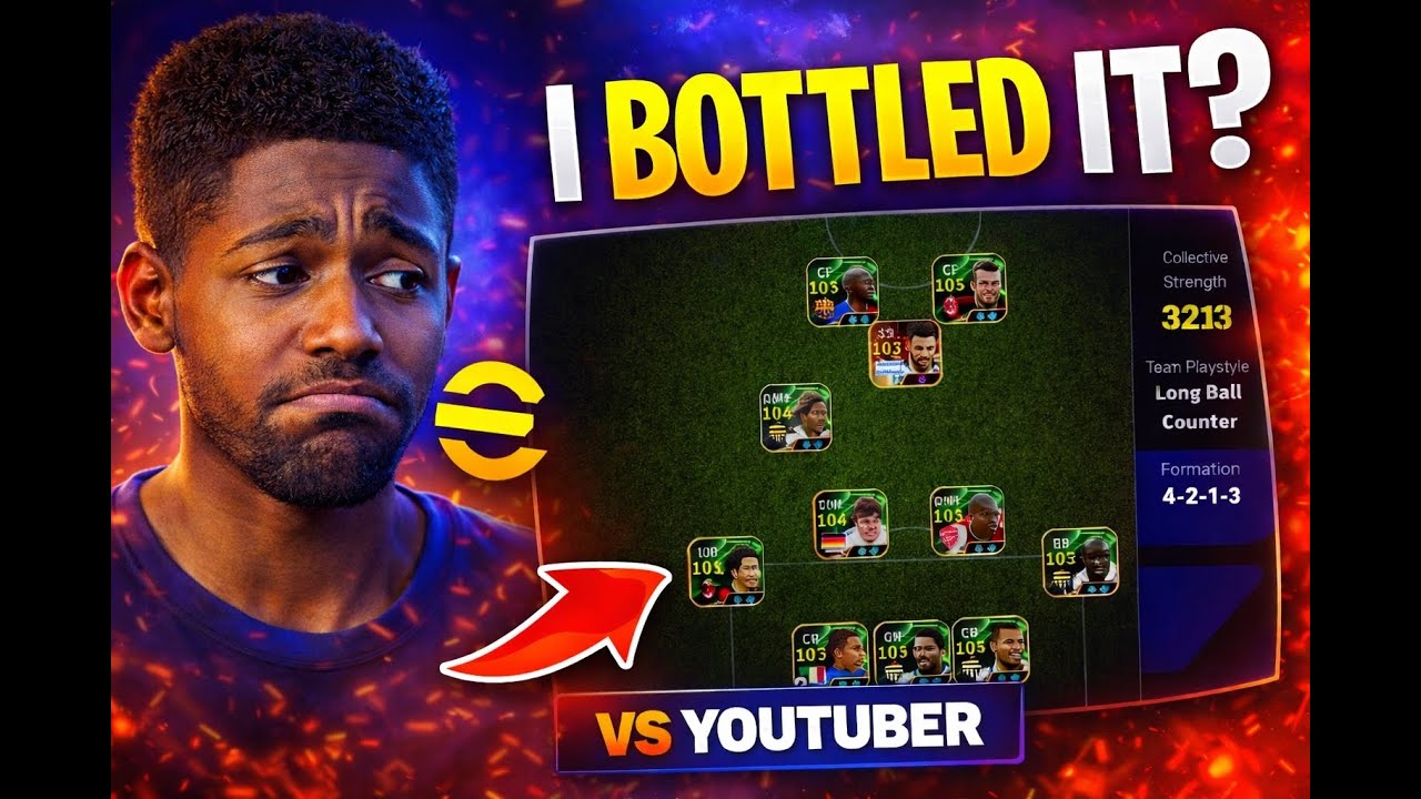The Most Stressful Match I’ve Played 😰 | VS Another YouTuber | efootball