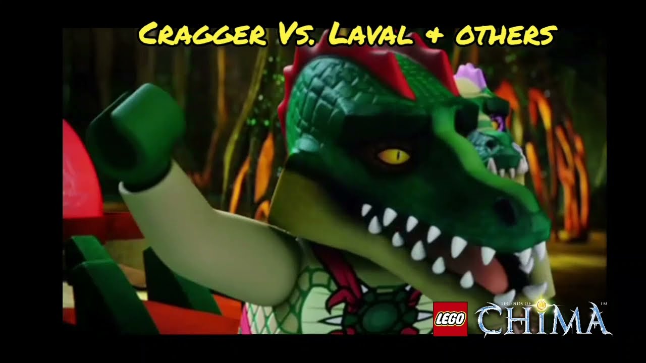 Cragger Vs. Laval & Others | Lego Legends Of Chima