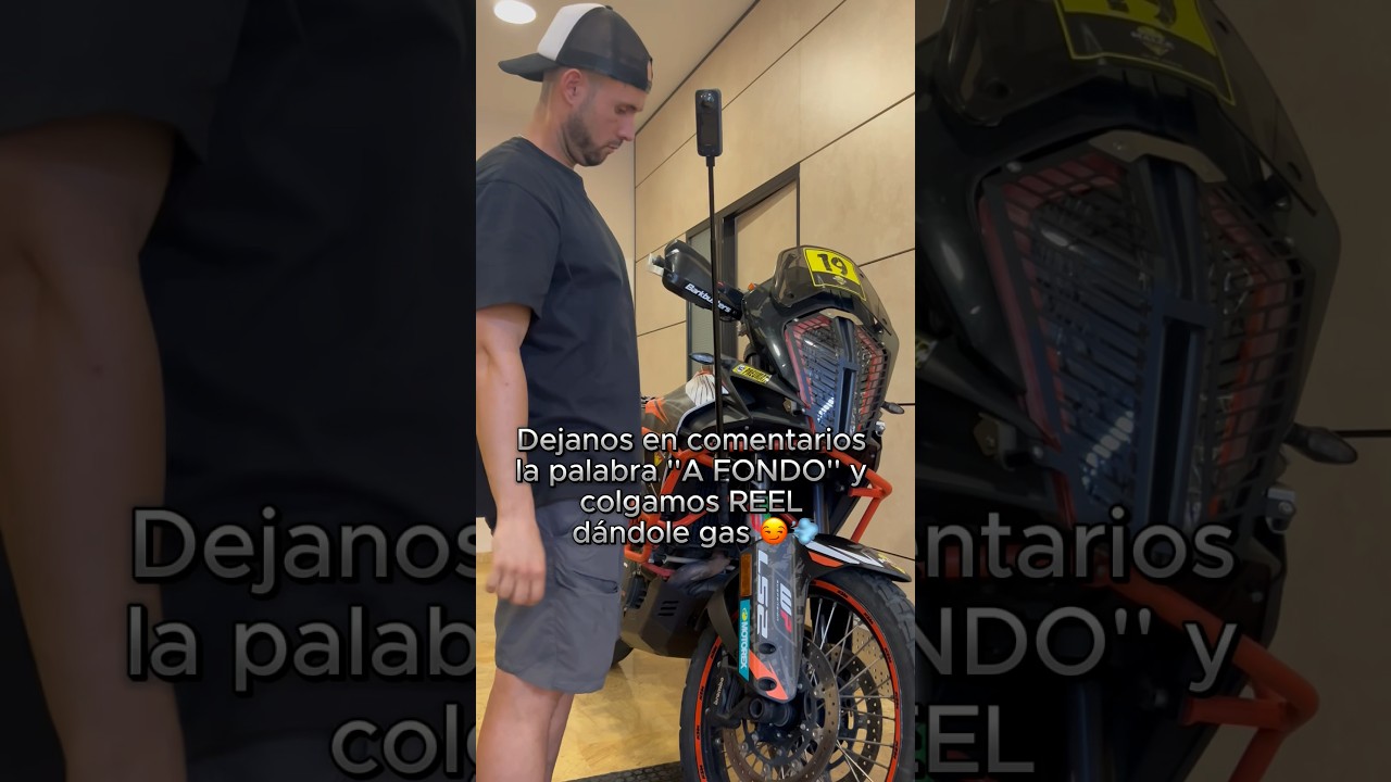 Soporte para @insta360 #mallemotostore #insta360x3 #advmoto #mototrail