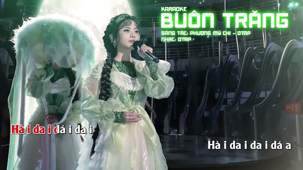 Phương Mỹ Chi x DTAP - Buôn Trăng (Live at Sing! Asia) [Karaoke]