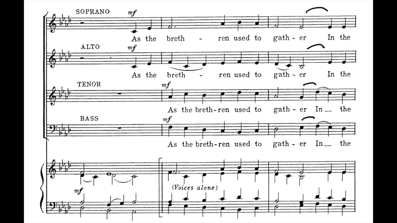 Draw us in the Spirit's Tether (Friedell) - Bass Practice