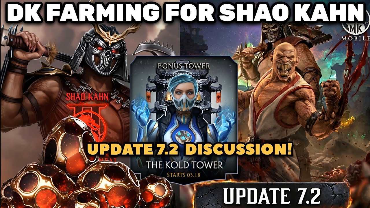 Update 7.2 Discussion + Dragon Krystal Farming For MK2 Shao Kahn - Mk Mobile