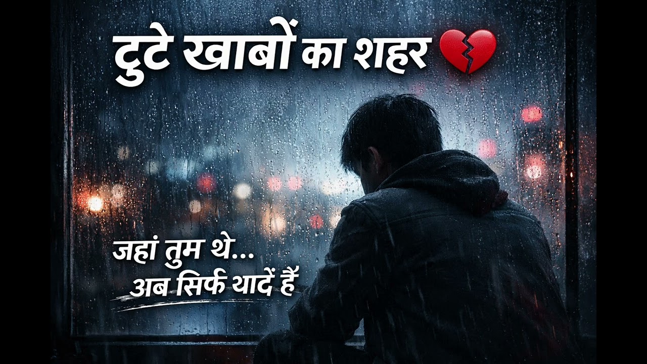 टूटे ख्वाबों का शहर 💔 | Heart Touching Sad Song 2026 | Emotional Hindi Love Song | New Breakup Song