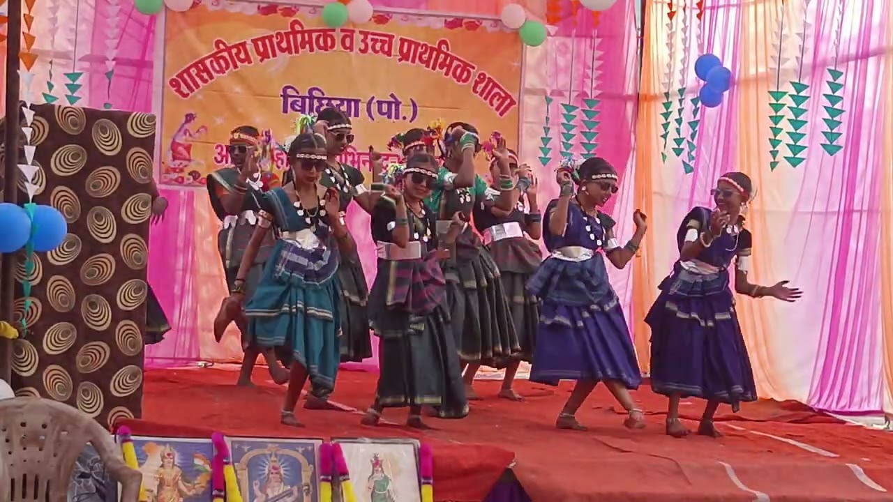 Suwa Geet ll Dance Video ll GOVT UPS Bichhiya (Po) ll School Girls Group Dance ll