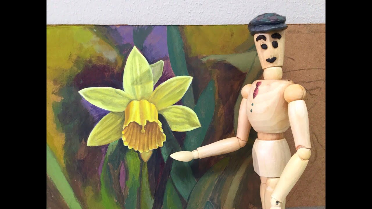 Let's paint a Daffodil. Ep.8