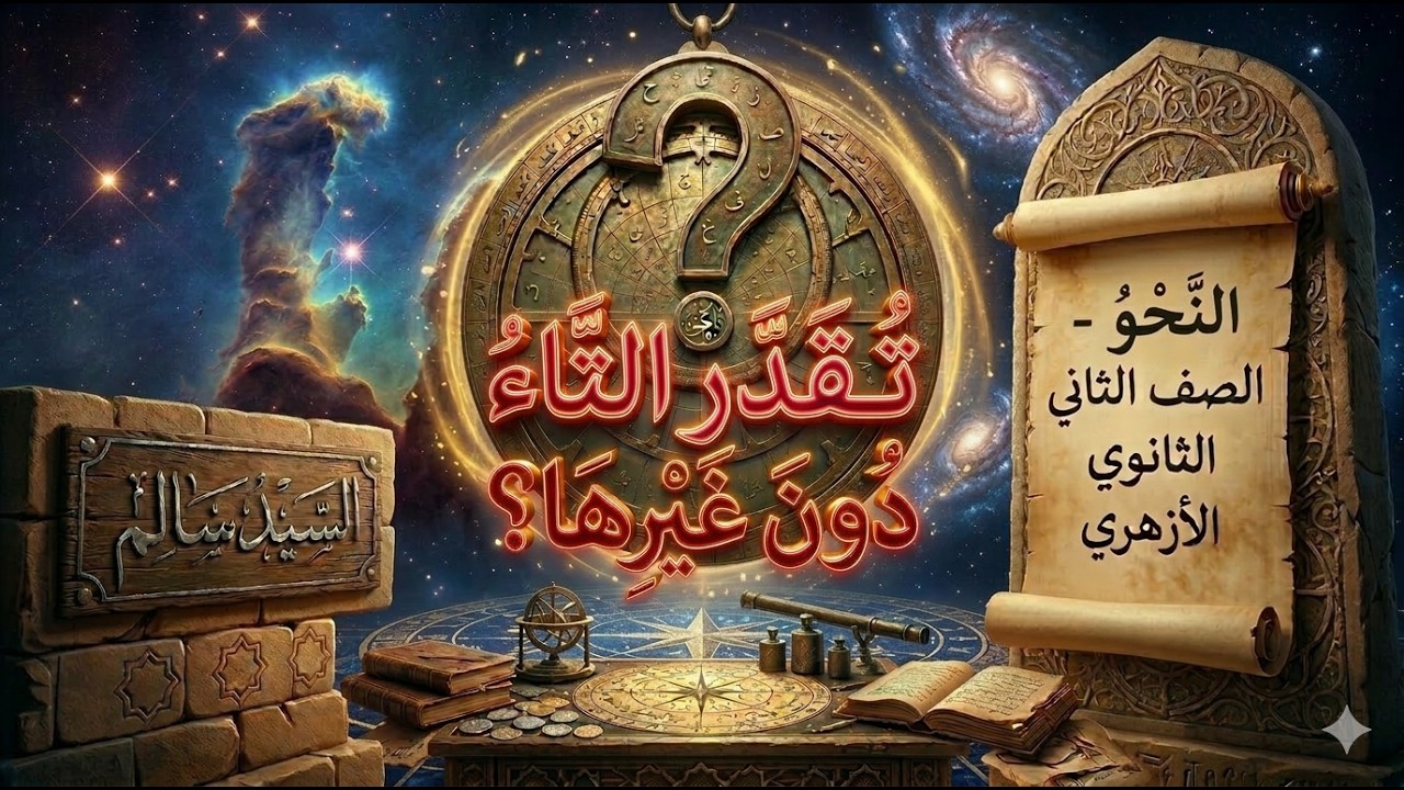لماذا تُقدّر التاء دون غيرها في علامات التأنيث؟ | الصرف الصف الثاني الثانوي الأزهري | السيد سالم