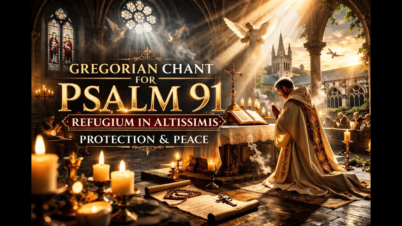 Gregorian Chant of Psalm 91 for Protection & Divine Peace | Refugium Altissimi