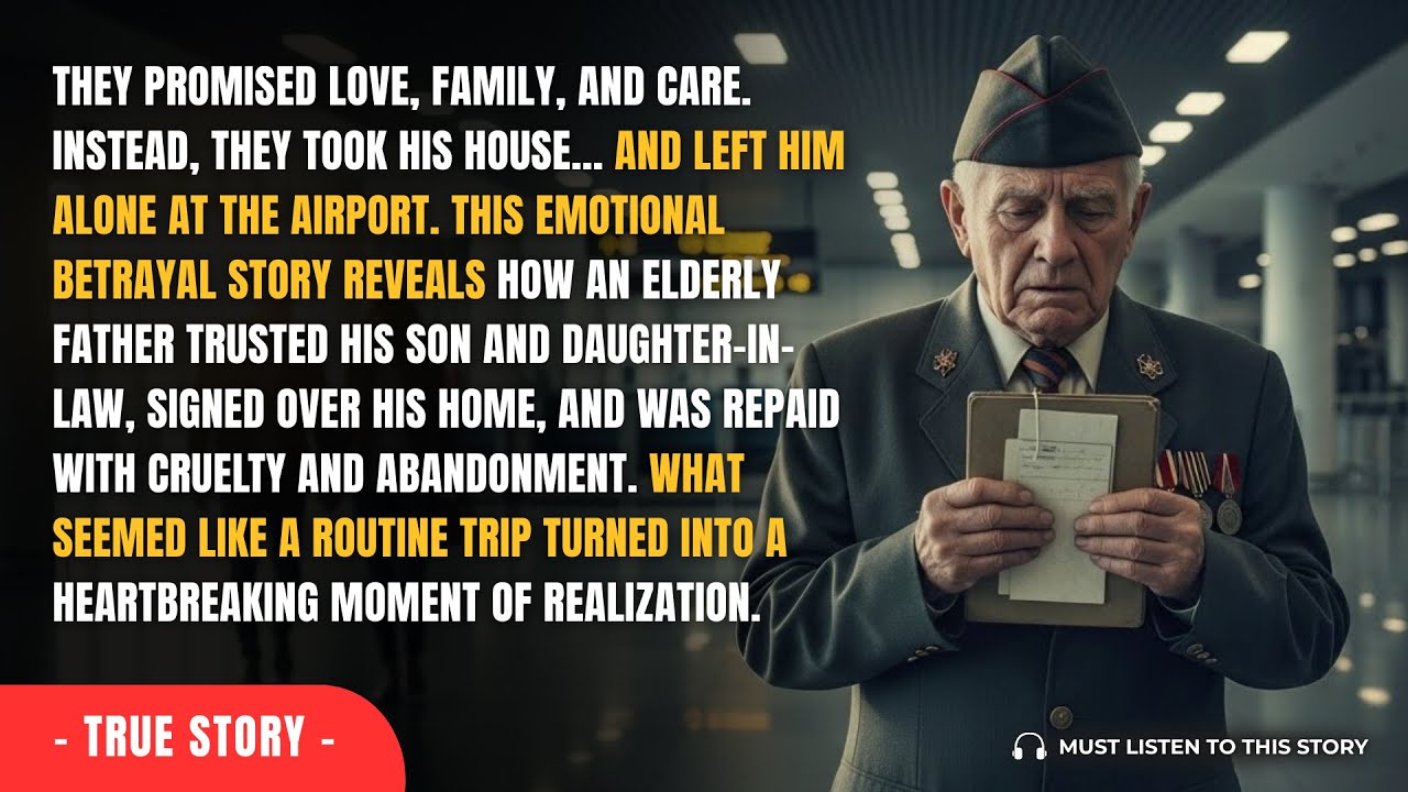 My Son & Daughter-in-Law Took My House—Then Abandoned Me at the Airport | A Shocking Betrayal Story
