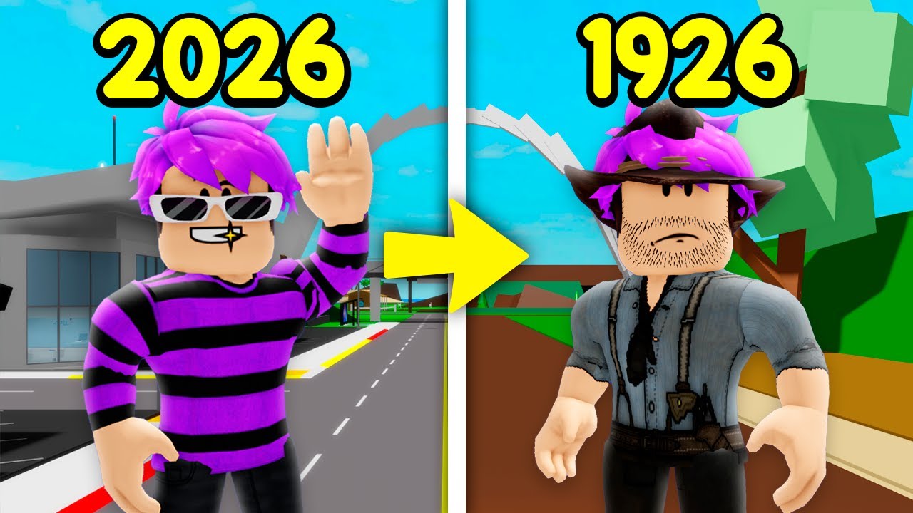 VIAJEI NO TEMPO NO BROOKHAVEN