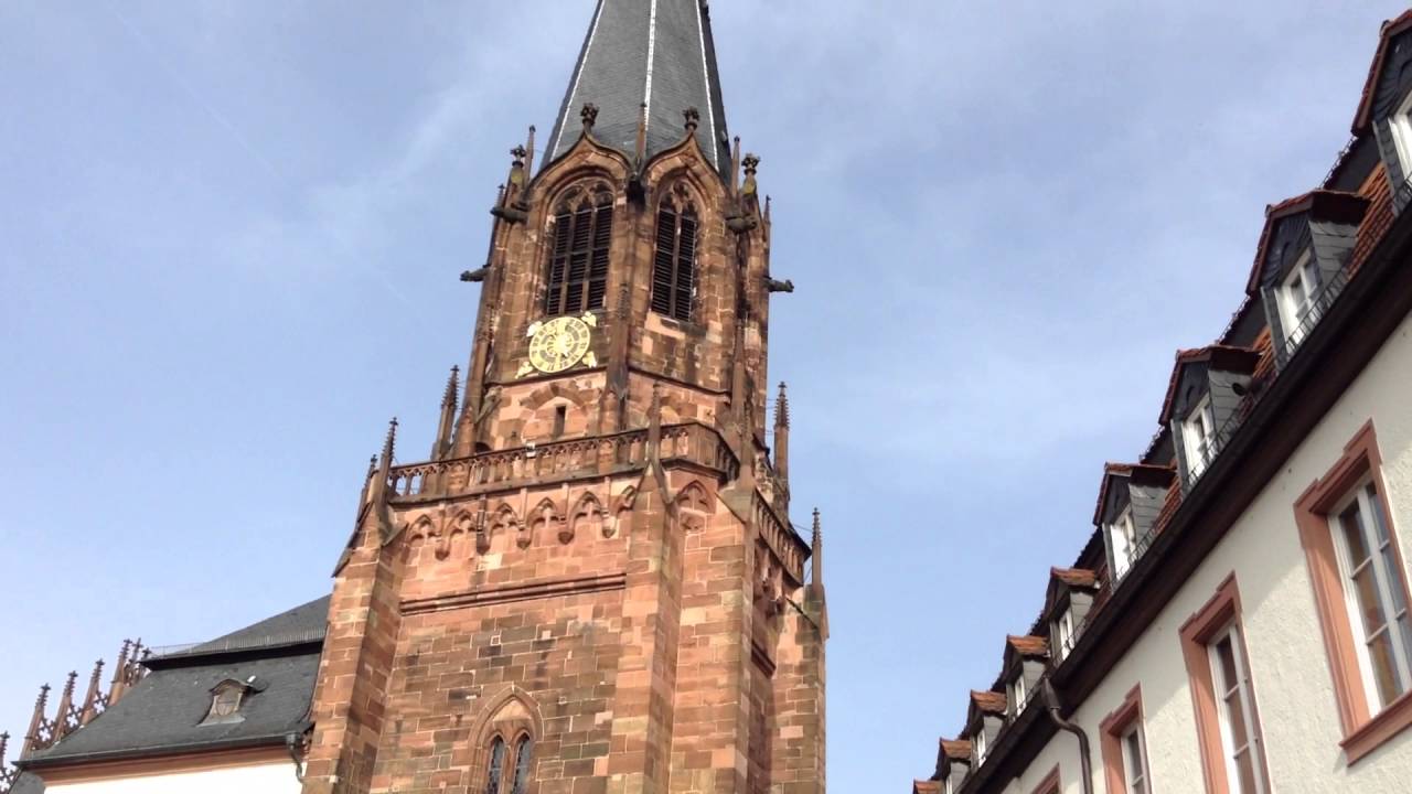 Aschaffenburg (AB) Stiftsbasilika St. Peter und Alexander: Sonntageinläuten