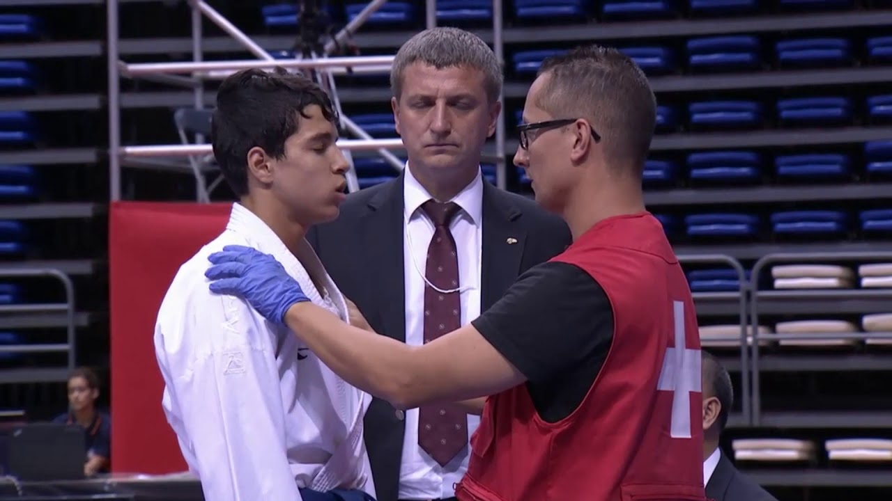 World karate Championships Tenerife 2017 Masaki Yamaoka (JPN) Vs OUSSAMA DARAI (MAR)