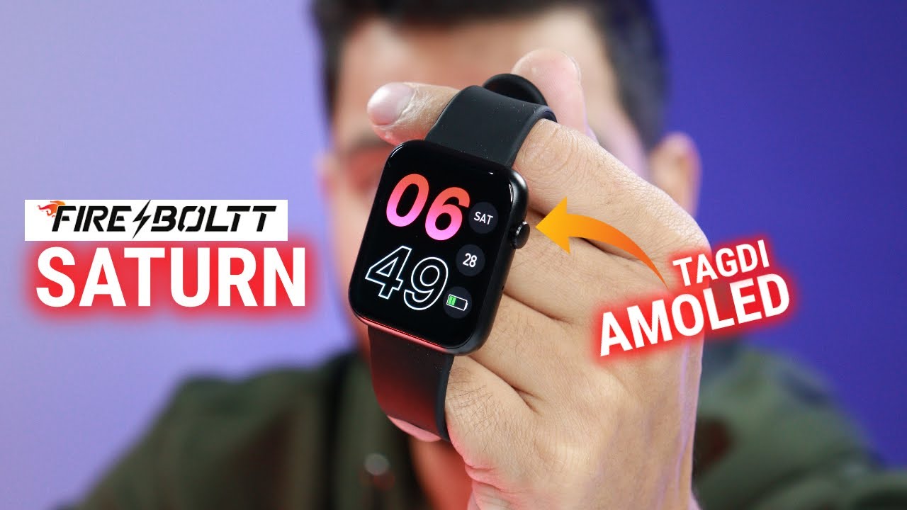 Fire-Boltt Saturn | AMOLED Display Smartwatch Under 4000 Rs in India ? | UNBOXING !