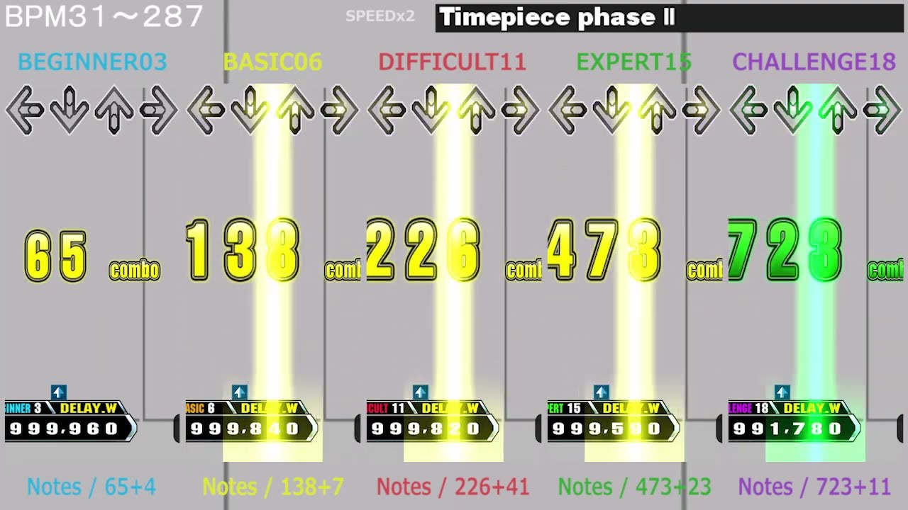 DDR / Timepiece phase II - SINGLE (DanceDanceRevolution WORLD)