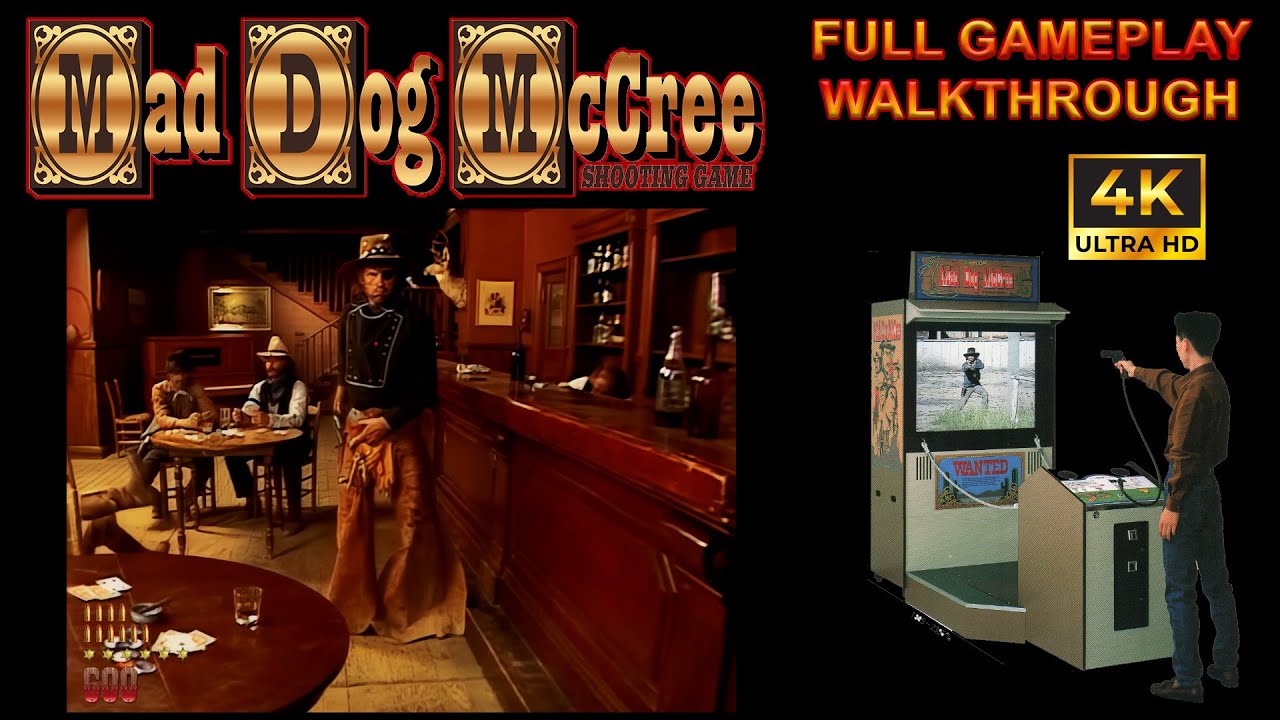 Mad Dog McCree Arcade végigjátszás 4K | 1990