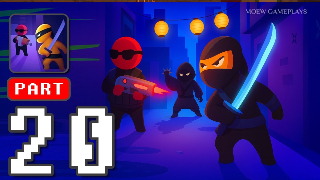 Stealth Master - Gameplay Walkthrough Part20 - Become A Stealth Master Assassin Ninja (iOS, Android)