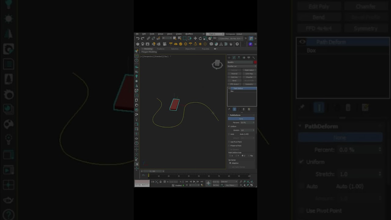 Master Path Deform in 3ds Max! 🚀