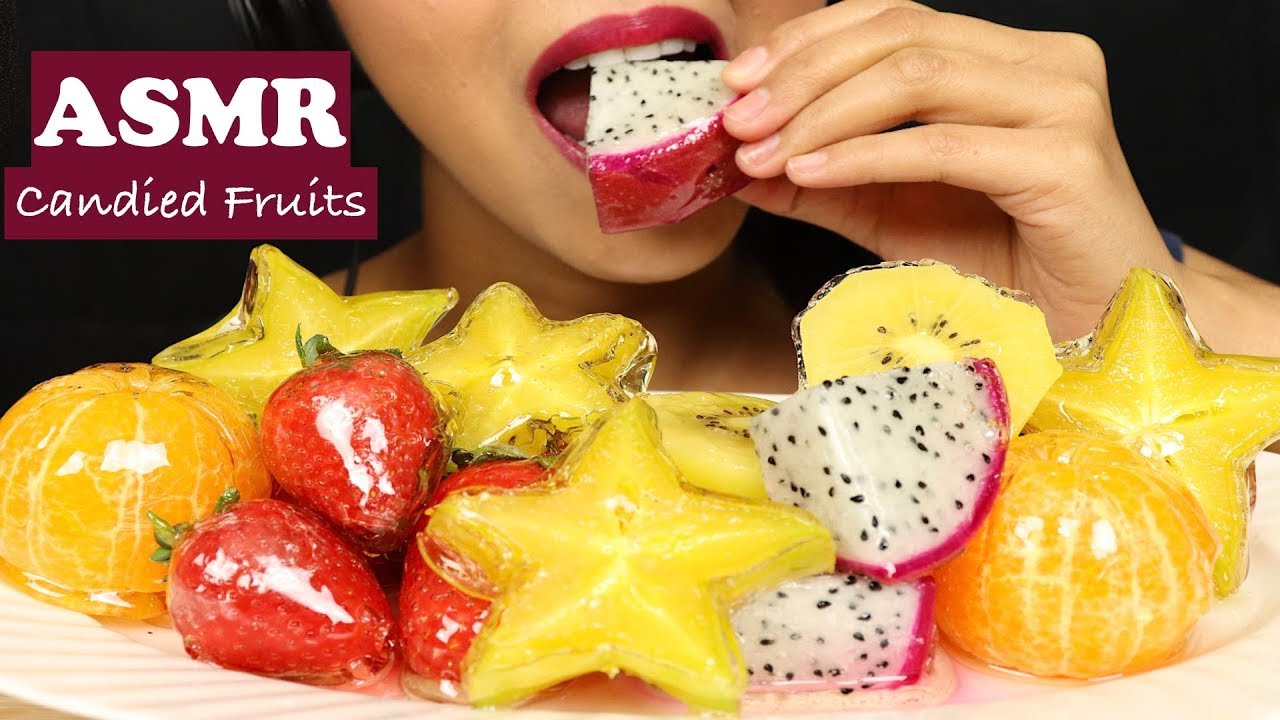 ASMR CANDIED FRUITS *TANGHULU* (CRACKING SOUNDS) 사탕 탕후루 | RECIPE AVAILABLE | Chele ASMR