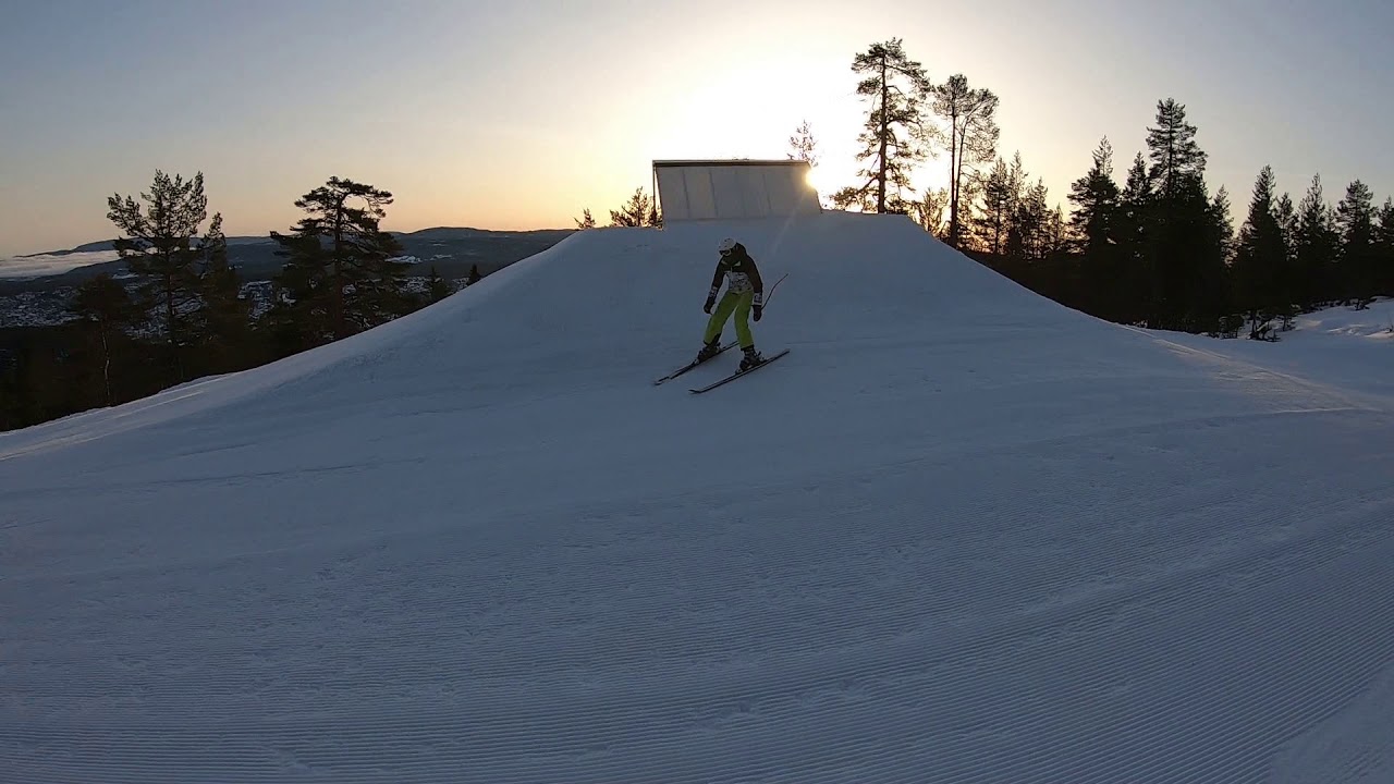 Kongsberg Ski Center. The King (Red Trail, Snowcross Hill)