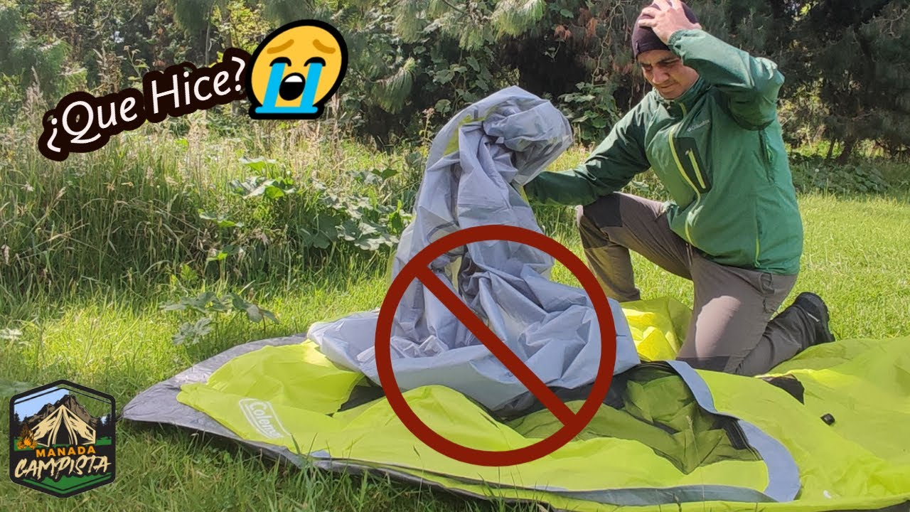 La mejor Forma de LIMPIAR una TIENDA de CAMPING ⛺