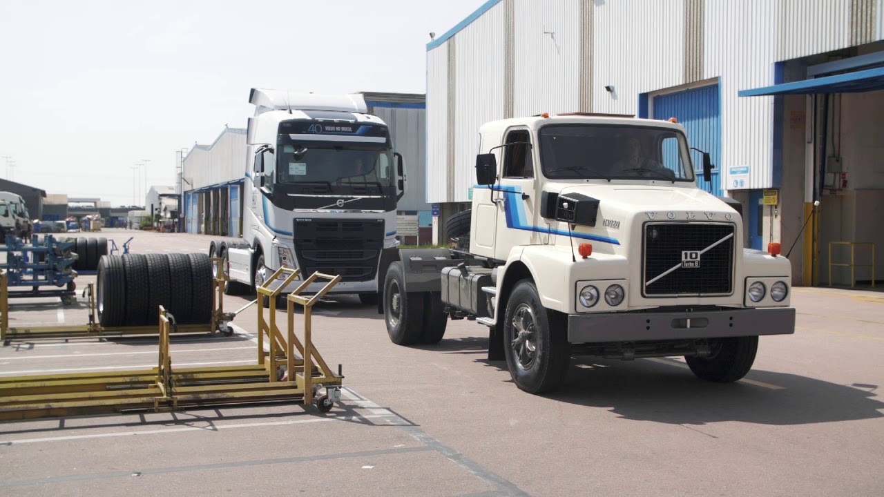 Volvo na Fenatran: Comemora&ccedil;&atilde;o dos 40 anos de Volvo no Brasil.
