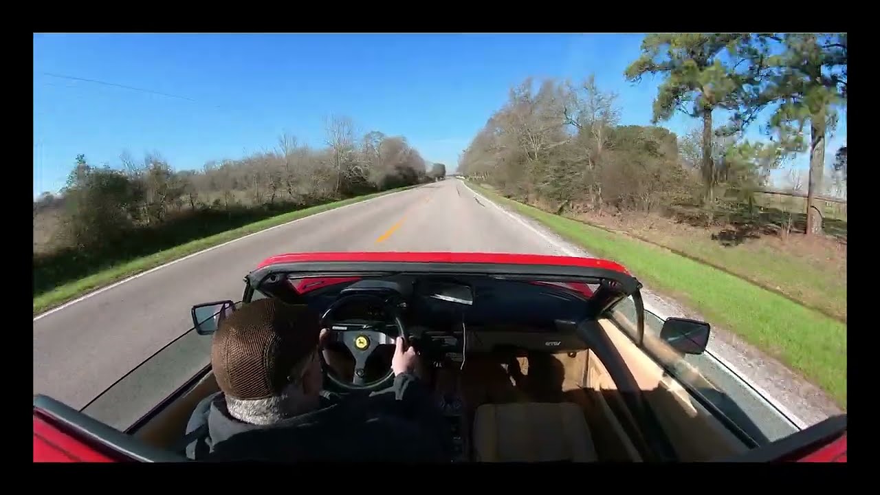 Ferrari 308 - Out driving on a nice day, February 2023