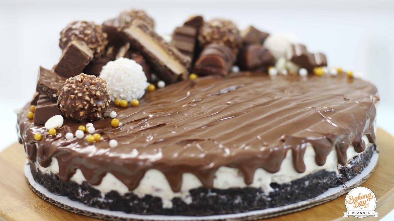 CHEESECAKE DE FERRERO ROCHER (SIN HORNO) - BAKING DAY
