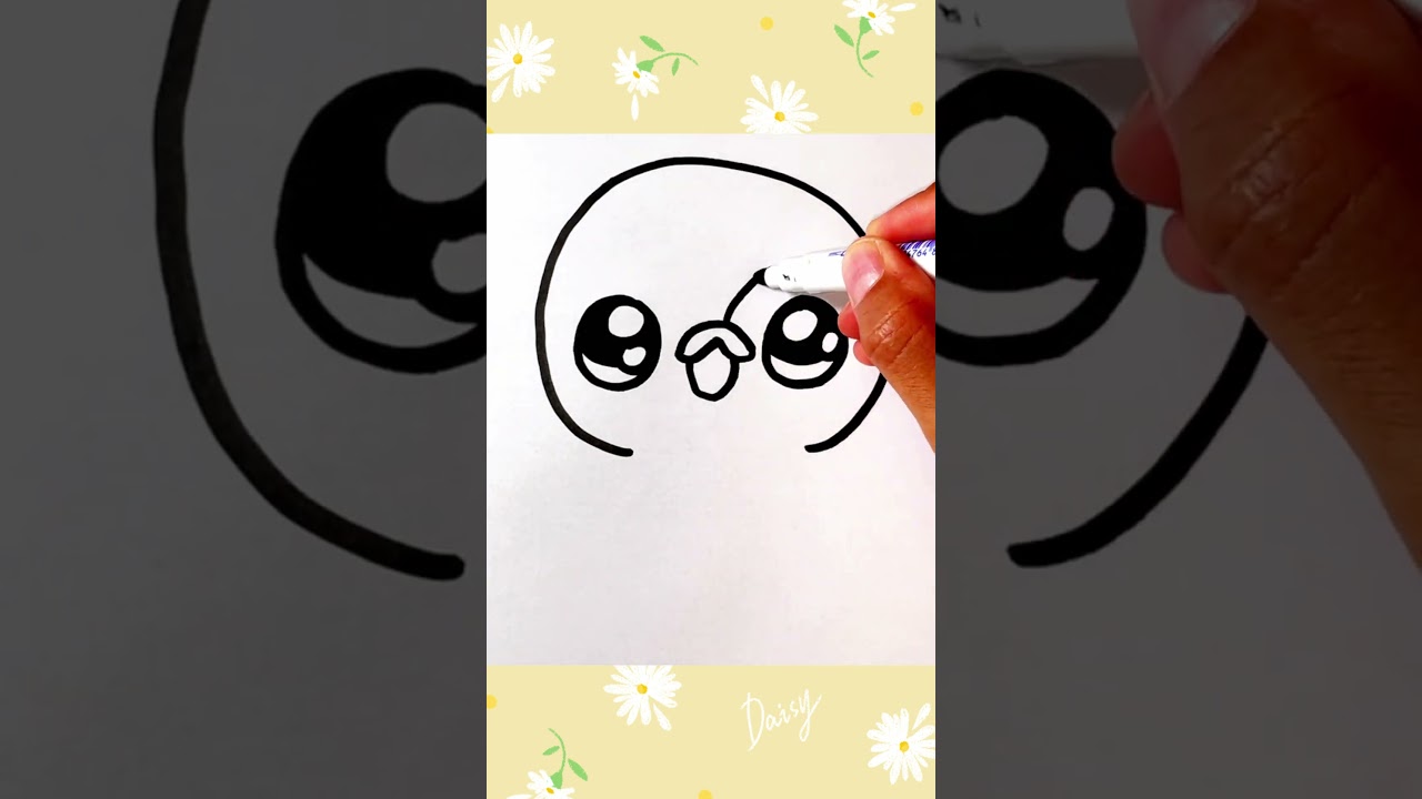 Kolay Penguen &Ccedil;izimi How to Draw Easy Animal Penguin